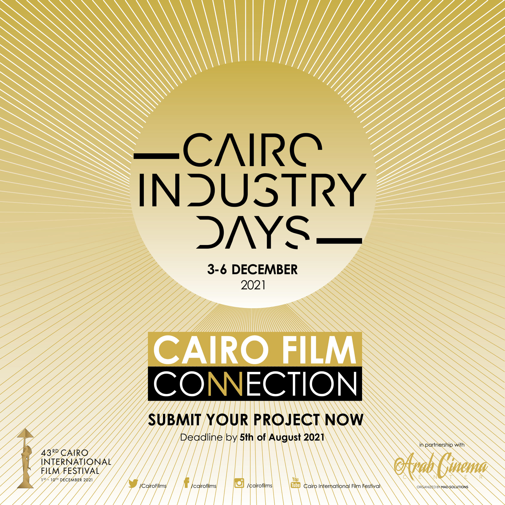 CAIRO FILM CONNECTION OPENS CALL FOR SUBMISSIONS