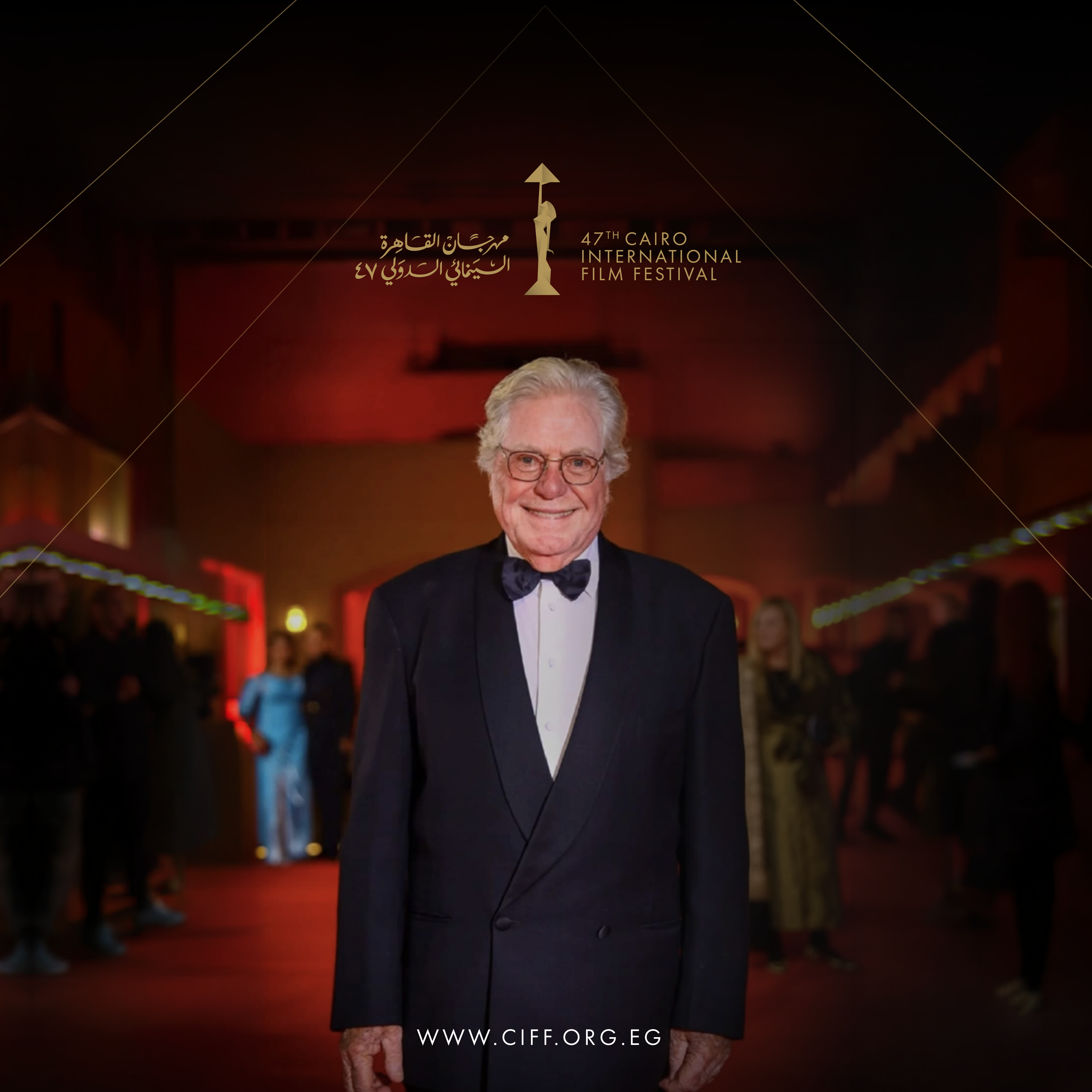 Honoring President of Cairo International Film Festival with Arab Cinema Personality of the Year Award