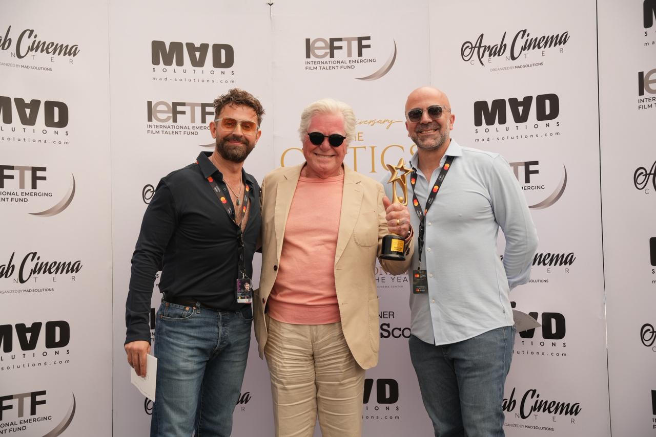 Hussein Fahmi Receives Arab Cinema Personality of the Year Award at Cannes